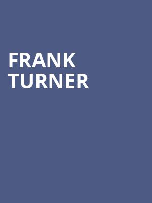 Frank Turner & The Sleeping Souls at Alexandra Palace